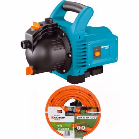 Насос садовий Gardena 3000/4 Classic + 20м шланга 1/2 '