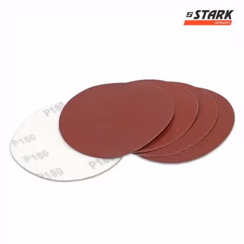 Бумага шлифовальная Stark D125 мм з. 180 5 шт.