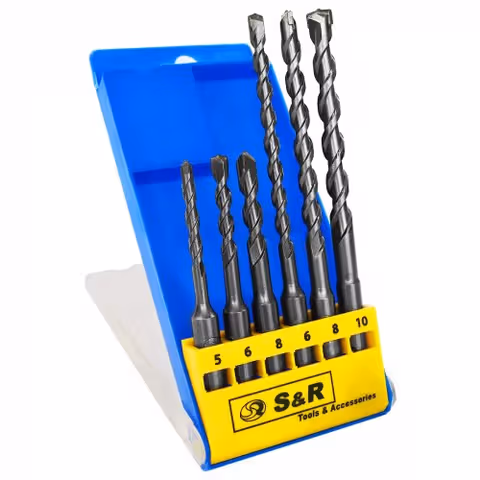 Набір бурів S & R Meister SDS-plus 6 шт.