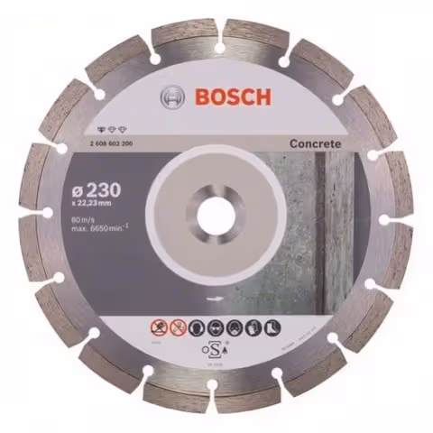 Диск отрезной сегментный Bosch по бетону Professional 115