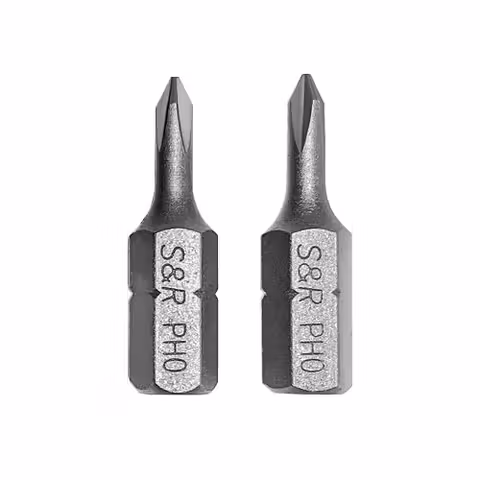 Біти S&R PH0 x 25 мм 2 шт.