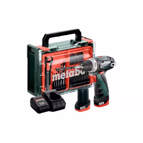 Дриль-шуруповерт акумуляторний METABO PowerMaxx BS Basic Set