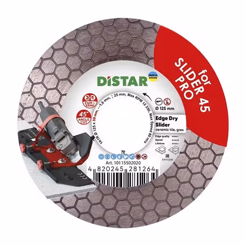 Круг алмазний Distar Edge Dry 45° Slider 125 мм