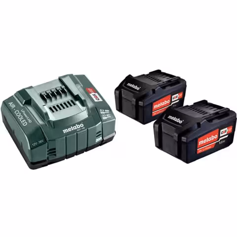 Комплект Metabo CAS 2 аккумулятора Li-Power 18В 5,2Ач + зарядное ASC 145 12-36В
