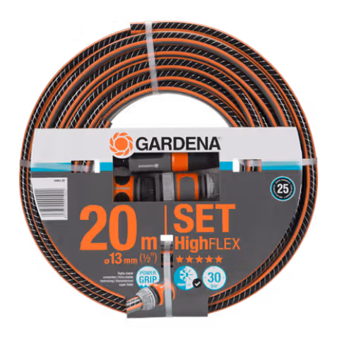 Шланг Gardena HighFlex 1/2 "х 20 м + фітинги