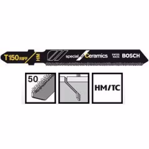 Пиляльне полотно Bosch Special for Ceramics T 150 RIFF 3шт