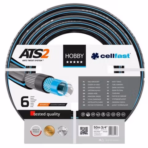 Шланг поливальний Cellfast HOBBY ATS2™ 3/4'' 50м