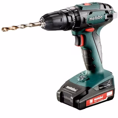 Дриль-шуруповерт ударний акумуляторний Metabo SB 18, 1,3 А / ч