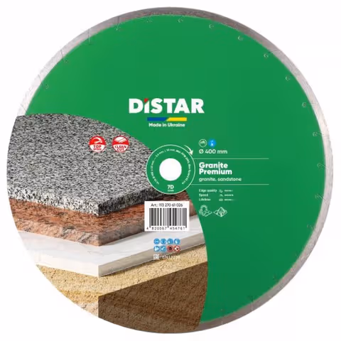 Диск алмазний відрізний Distar Granite Premium 400x32 мм