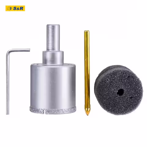 Коронка алмазная S&R D35 мм в сборе
