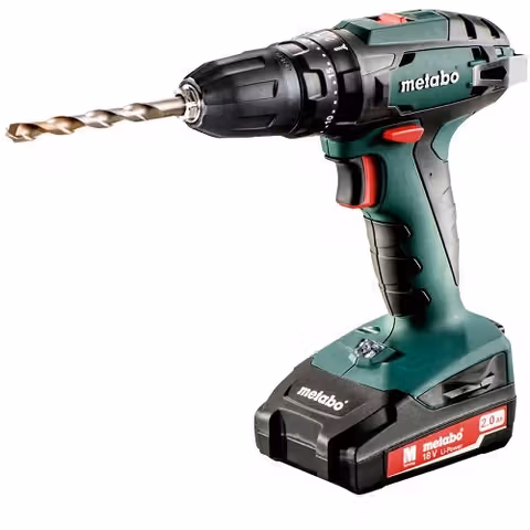 Шуруповерт акумуляторний ударний Metabo SB 18, 2 А / ч