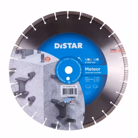 Круг алмазний Distar Meteor 7D 1A1RSS 400 мм F4 армований бетон