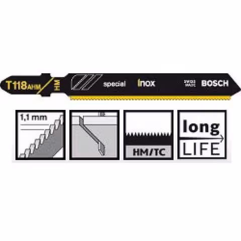 Пиляльне полотно Bosch Special for Inox T 118 AHM 3шт