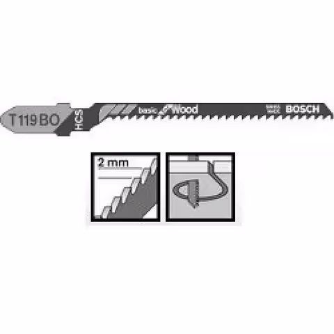 Пильное полотно Bosch Basic for Wood T 119 BO 1шт