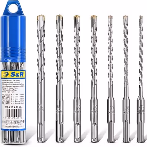 Набір бурів S&R Master 4 Plus Zentro у тубусі