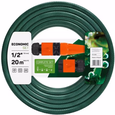 Набір для поливу Cellfast ECONOMIC 1/2" 20м + набір фітингів BASIC