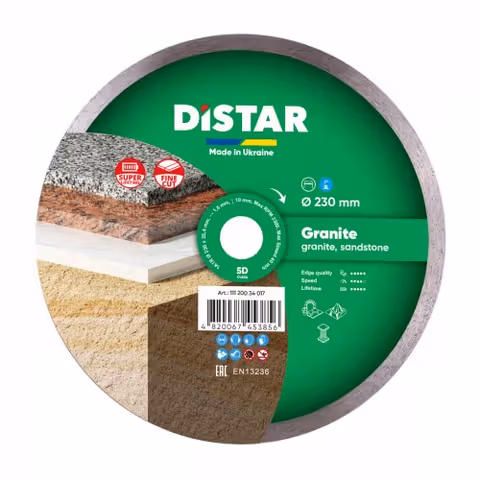 Диск алмазний відрізний Distar Granite 230x25,4 мм