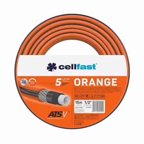 Шланг поливальний Cellfast ORANGE 1/2” 15 м