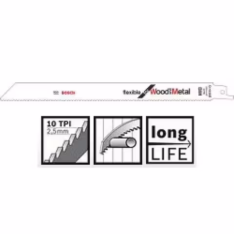 Пильное полотно Bosch Flexible for Wood and Metal S 1122 HF 2шт