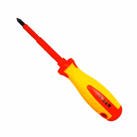 Отвертка S&R с профилем PH2 х 100мм 1000 V