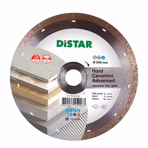 Диск алмазний відрізний Di-Star HARD CERAMICS ADVANCED 200x1.3x25.4 мм