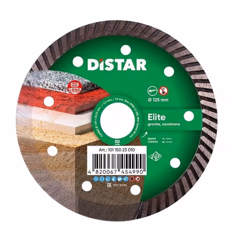 Диск алмазний відрізний Di-Star Turbo Elite 125x22,2