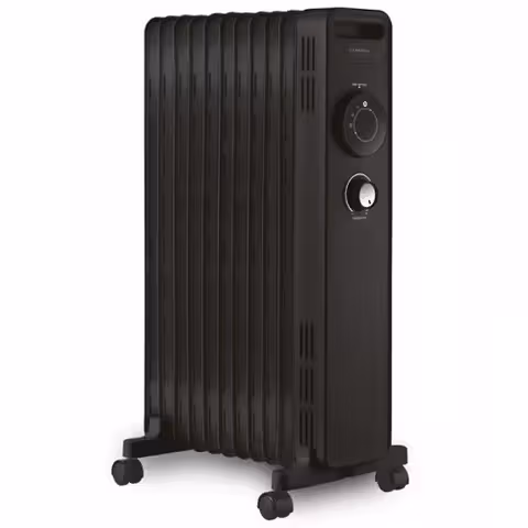 Масляный обогреватель luxell (Kumtel) LUX-1230S Black 2300 Вт