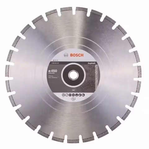 Диск отрезной сегментный Bosch по асфальту Professional 400