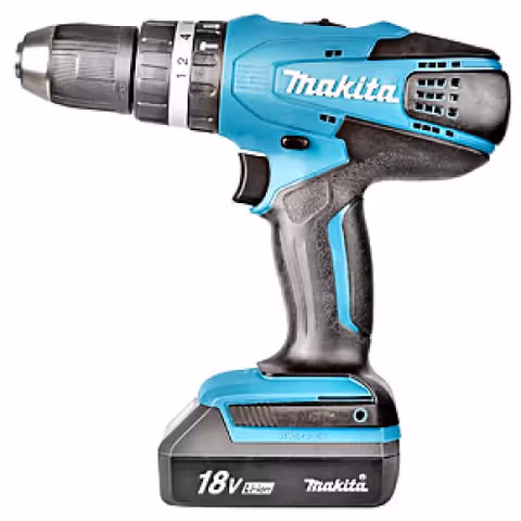 Шуруповерт акумуляторний з ударом Makita HP 457 DWE
