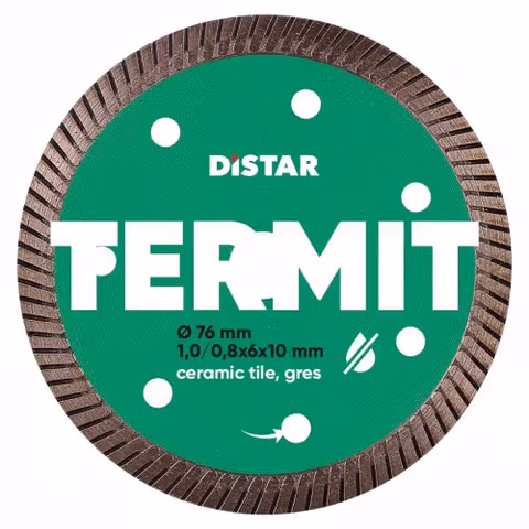 Круг алмазний Distar Termit керамограніт 76x10x1 мм