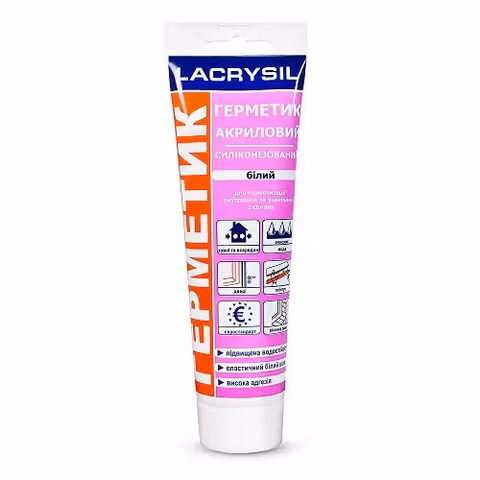 Герметик акриловий Lacrysil 200 мл