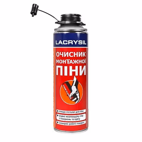 Очищувач монтажної піни Lacrysil 500 мл