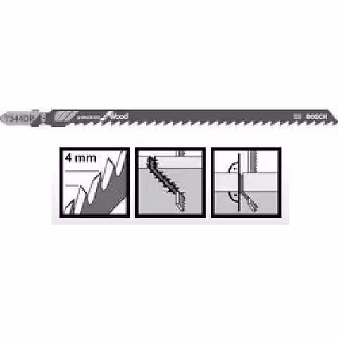 Пильное полотно Bosch Precision for Wood T 344 DP 5шт