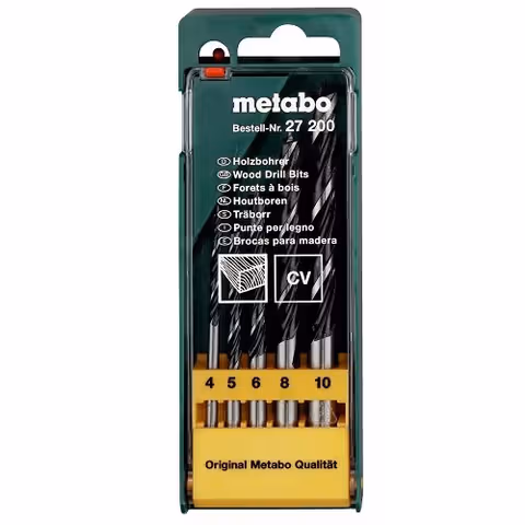 Набір свердел по дереву Metabo 5 пр.