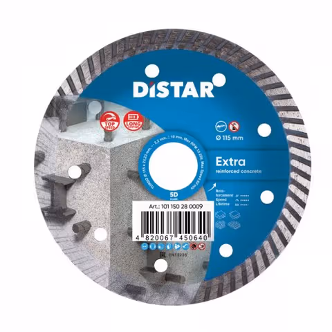 Диск алмазний відрізний Distar Turbo Extra 115x22,2