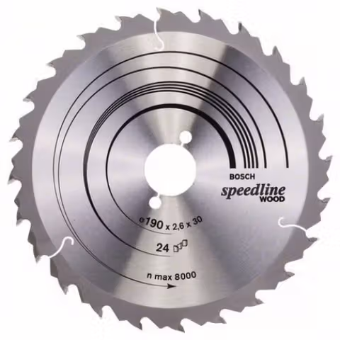 Диск пильный Bosch Speedline Wood 190 Z24