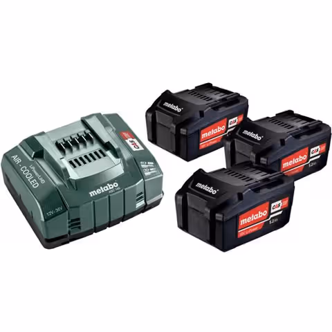 Комплект Metabo CAS 3 аккумулятора Li-Power 18В 5,2Ач + зарядное ASC 145 12-36В