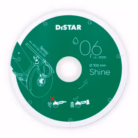 Круг алмазний Distar Shine керамограніт 101,6x22,23x0,6 мм