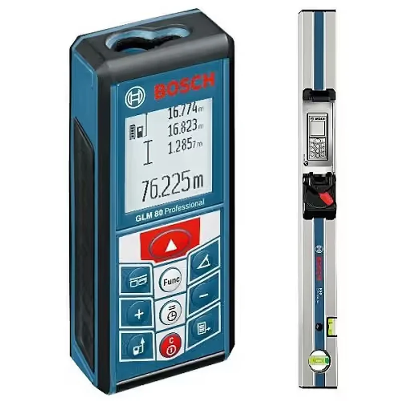 Лазерний далекомір Bosch GLM 80 + Напрямна шина Bosch R 60 0601072301 фото