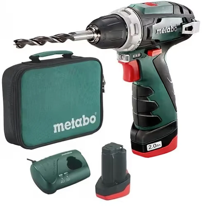 Дриль-шуруповерт акумуляторний Metabo PowerMaxx BS 2 акумулятора 600079550 фото