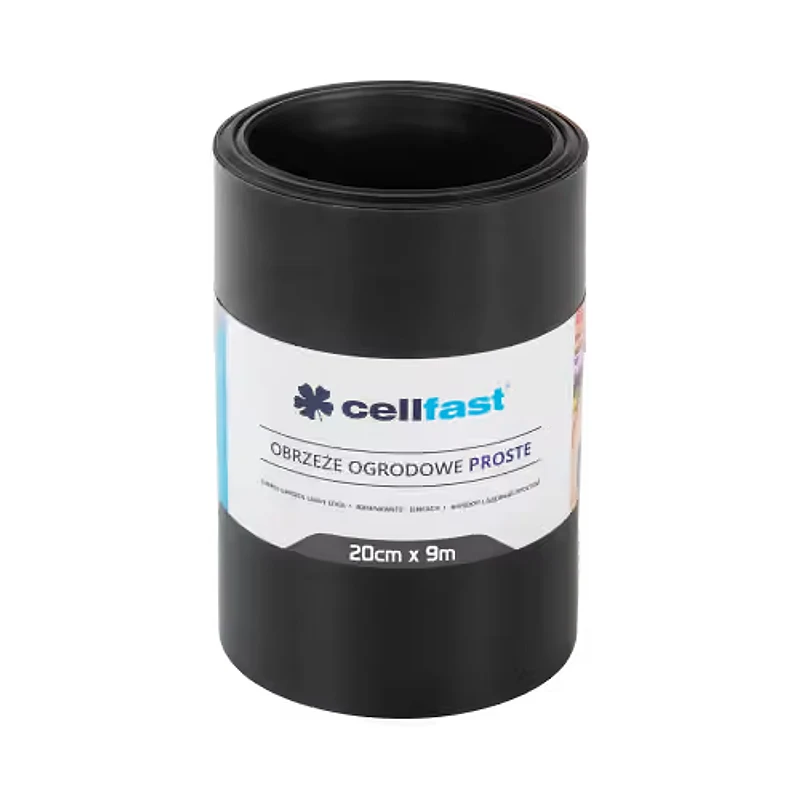 Бордюр газонний прямий Cellfast 20см х9 м чорний 30-233H фото